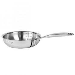 POELE SAUTOIR 24CM CASTEL PRO INOX - CRISTEL